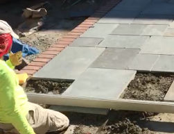  Blue Stone and Brick Walkway Installation, Millburn, NJ 2015